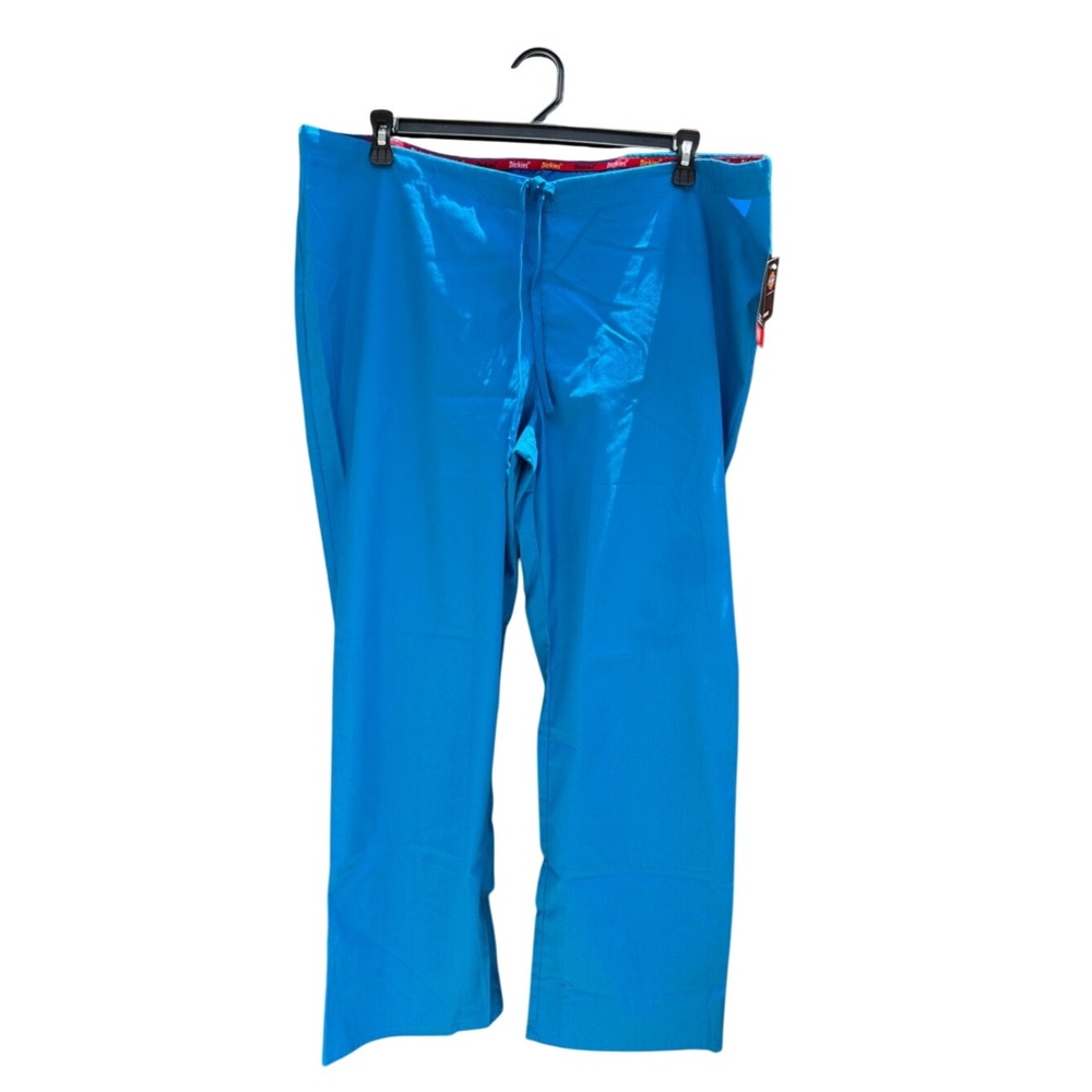 DICKIES.‎ UNISEX. Royal Blue Medical Drawstring Scrubs. Pants. Size L.